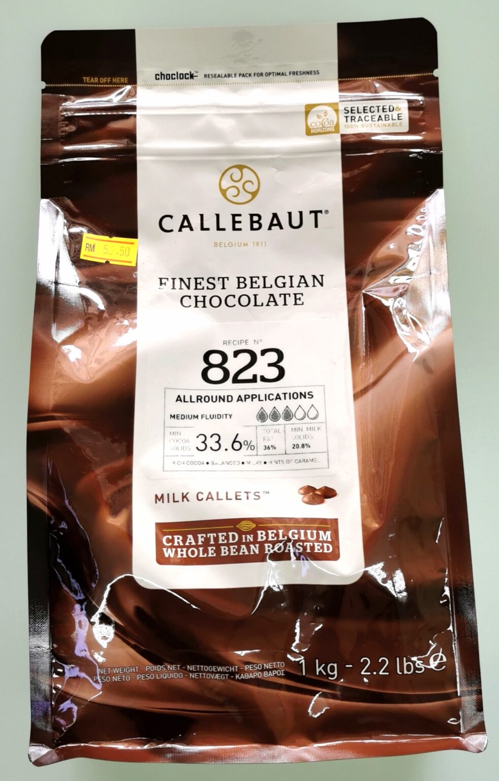 Callebaut Finest Belgian Chocolate Milita Ingredients