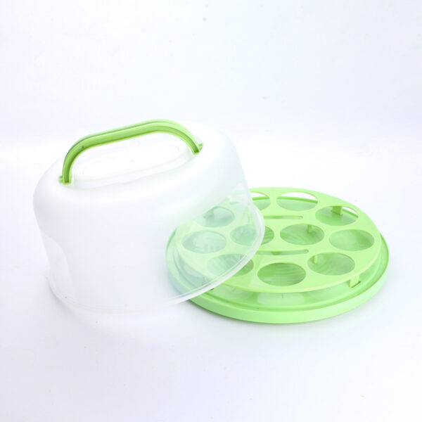 10" Plastic Round Cake Box - Image 3