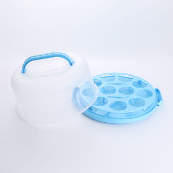 10" Plastic Round Cake Box - Image 4