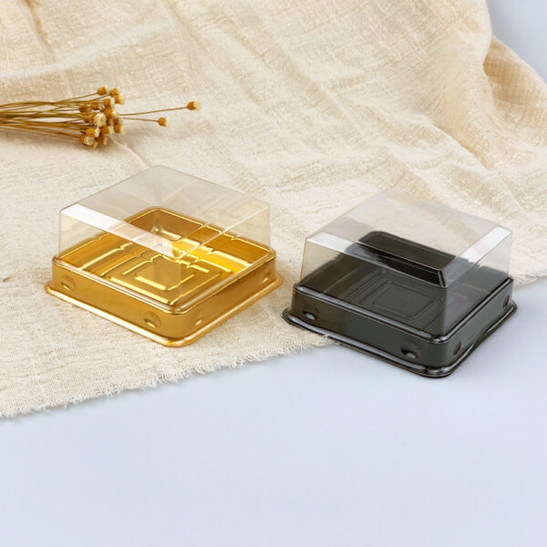 Square Gold and Black Tray 50g 80g