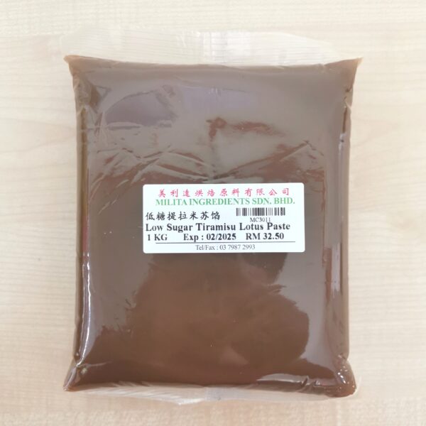 美利逹低糖提拉米苏莲蓉馅 Milita Low Sugar Tiramisu Lotus Paste