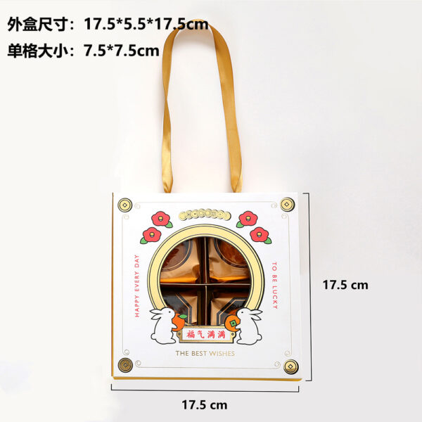 4 holes Bunny White Window
