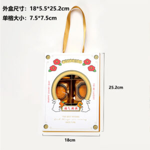 6 holes Bunny White Window