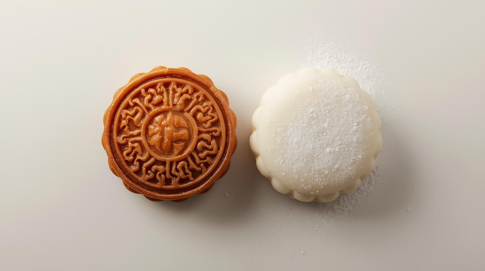 Traditional vs Snow Skin Mooncakes | Milita Premix Comparison